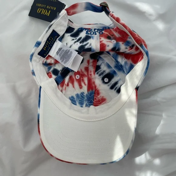 SOLD// Polo Ralph Lauren Tie-dye Logo Cap - Picture 12 of 13